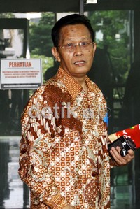 Kasianur Sidauruk sebagai saksi untuk tersangka mantan Ketua MK Akil Mochtar. Lamhot Aritonang/detikFoto.     