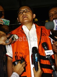 Anas juga mengucapkan terima kasih kepada Presiden SBY. Lamhot Aritonang/detikFoto.