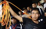 Tagih Janji Anas, Masnun Bawa Tali ke KPK