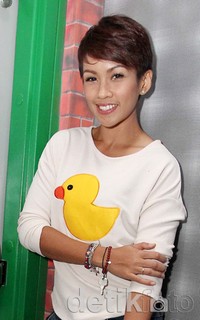 Melanie Putria mengaku gemar berolahraga lari sejak beberapa tahun belakangan. Akew/detikHOT.