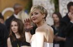 Pesona Jennifer Lawrence di Golden Globe 2014