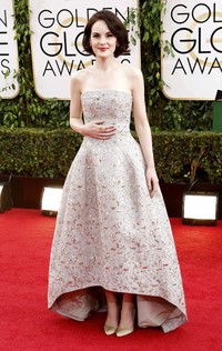 Cantik dan mempesona Michelle Dockery. REUTERS/Mario Anzuoni.