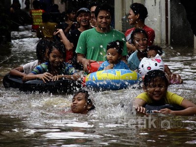 Banjir di Potogogan, Rendam Ratusan Rumah