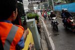Akibat Banjir, Motor Masuk Tol