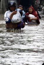 Banjir di Potogogan, Rendam Ratusan Rumah