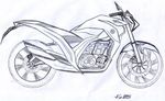 Sketsa Penerus Yamaha Scorpio Z