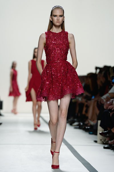 Elie Saab, Spring/Summer 2014. Paris Fashion Week 2014. [Photo by Pascal Le Segretain/Getty Images]