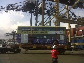 Hore! Bus Tingkat Pariwisata Akhirnya Tiba di Jakarta