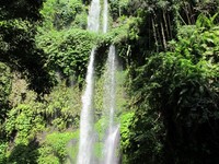 Air terjun Sendang Gile berada di Desa Senaru, Kecamatan Bayan, Kabupaten Lombok Utara. Dari loket masuk, Anda harus trekking selama 15 menit untuk tiba di air terjunnya (Afif/detikTravel)