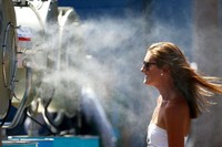 Biar panas, yang penting harus tetap seksi :D (Getty Images)