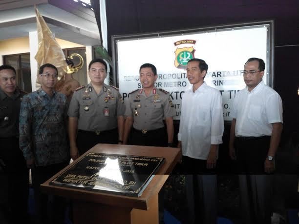  Disambut Polisi Cilik, Jokowi Resmikan Polsub Sektor Pluit Timur