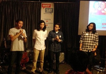 Dengan akan adanya pemilu menjadi momentum yang tepat untuk Oursay untuk menghubungkan masyarakat dengan para pemimpin. (Iwan)
