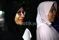 Athiyah tak menjelaskan maksud kedatangannya, termasuk soal dokumen PPI yang dibawanya. Lamhot Aritonang/detikFoto.