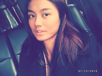 Agnes tampil natural. (Instagram)