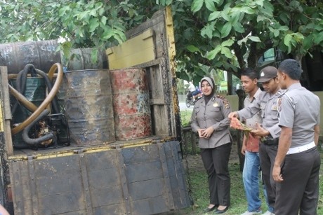 4,2 Ton BBM Siap Oplos Milik Intel Polda Aceh Disita Polisi