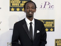 Barkhad Abdi untuk film 'Captain Phillips'. REUTERS/Kevork Djansezian.