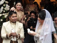 Untuk resepsi pernikahan, Bams dan Mikha akan melangsungkannya di Hotel Grand Meilia, Kuningan, Jakarta Selatan, Sabtu (18/1/2014). Noel/detikHOT.