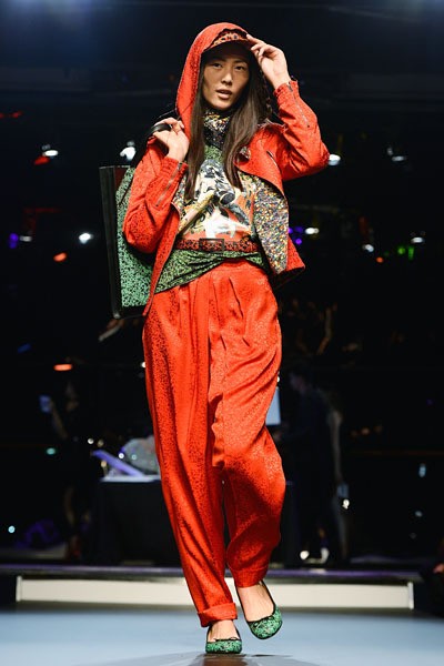 Jean Paul Gaultier, Spring/Summer 2014. (Photo by Pascal Le Segretain/Getty Images)