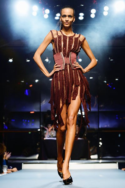 Jean Paul Gaultier, Spring/Summer 2014. (Photo by Pascal Le Segretain/Getty Images)