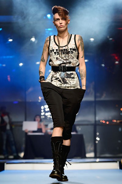 Jean Paul Gaultier, Spring/Summer 2014. (Photo by Pascal Le Segretain/Getty Images)