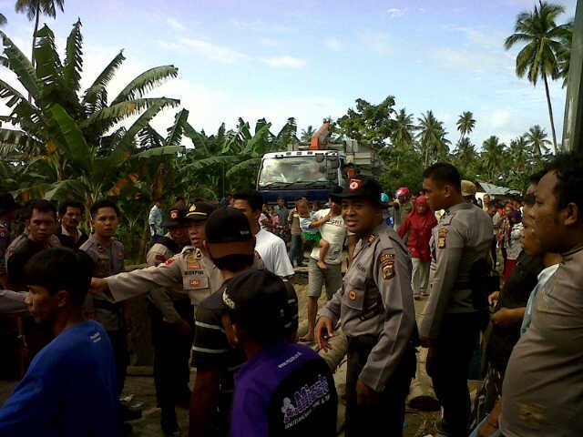 Banjir di Donggala Sulteng, 1 Rumah Hanyut dan Jembatan Terputus