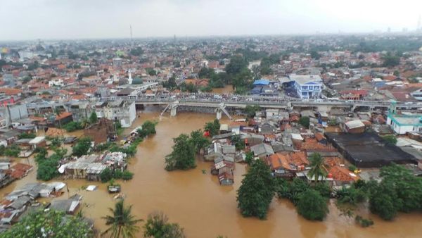 Ini Foto foto Banjir di Jakarta dari Udara Ini Foto foto Banjir di Jakarta dari Udara