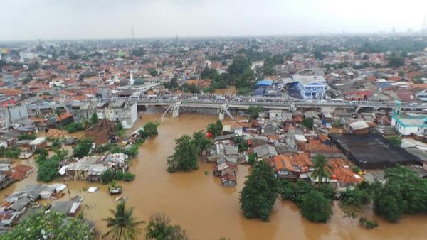 Ini Foto foto Banjir di Jakarta dari Udara 