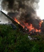 Pesawat Terbakar, 4 Orang Tewas