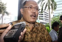 Saat ditanya soal TPPU Akil, ia tidak mau menjelaskan. Lamhot Aritonang/detikFoto.
