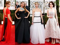 Parade para artis di red carpet Golden Globe Awards 2014. (REUTERS)