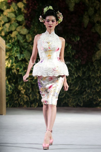 Sebastian Gunawan Spring/Summer 2014 Le Jardin Chinois at Grand Ballroom Hotel Mulia. Senayan. Jakarta. [Foto: Mohammad Abduh/Wolipop]