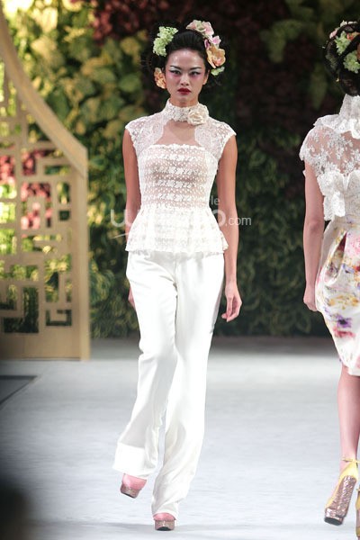 Sebastian Gunawan Spring/Summer 2014 Le Jardin Chinois at Grand Ballroom Hotel Mulia. Senayan. Jakarta. [Foto: Mohammad Abduh/Wolipop]