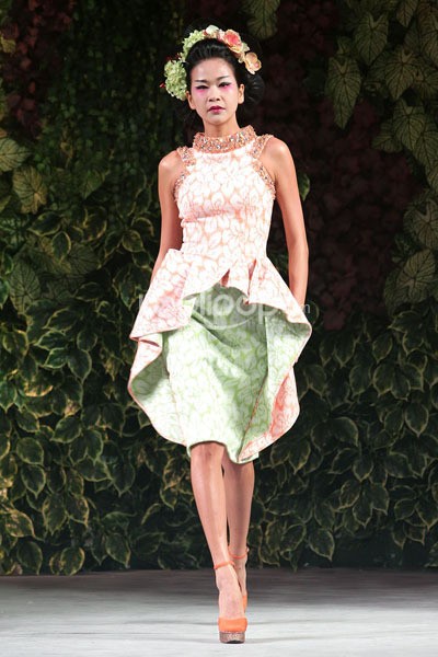 Sebastian Gunawan Spring/Summer 2014 Le Jardin Chinois at Grand Ballroom Hotel Mulia. Senayan. Jakarta. [Foto: Mohammad Abduh/Wolipop]