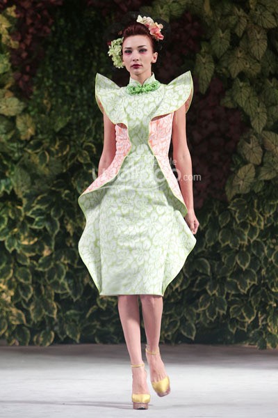 Sebastian Gunawan Spring/Summer 2014 Le Jardin Chinois at Grand Ballroom Hotel Mulia. Senayan. Jakarta. [Foto: Mohammad Abduh/Wolipop]