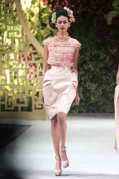 Sebastian Gunawan Spring/Summer 2014 Le Jardin Chinois at Grand Ballroom Hotel Mulia. Senayan. Jakarta. [Foto: Mohammad Abduh/Wolipop]