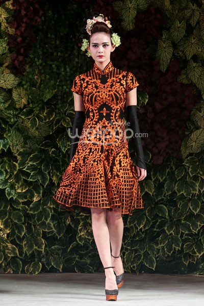 Sebastian Gunawan Spring/Summer 2014 Le Jardin Chinois at Grand Ballroom Hotel Mulia. Senayan. Jakarta. [Foto: Mohammad Abduh/Wolipop]