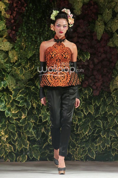 Sebastian Gunawan Spring/Summer 2014 Le Jardin Chinois at Grand Ballroom Hotel Mulia. Senayan. Jakarta. [Foto: Mohammad Abduh/Wolipop]