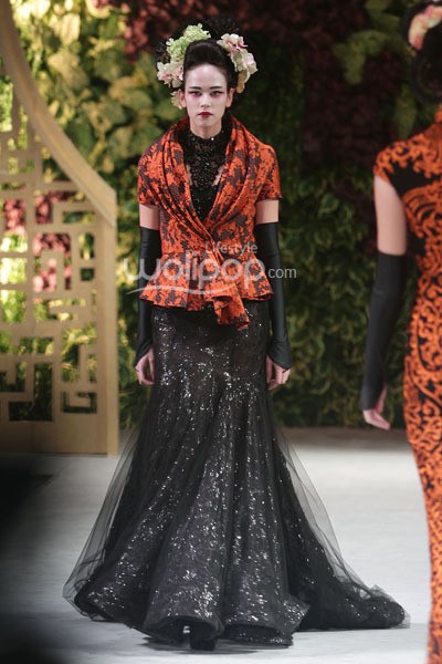 Sebastian Gunawan Spring/Summer 2014 Le Jardin Chinois at Grand Ballroom Hotel Mulia. Senayan. Jakarta. [Foto: Mohammad Abduh/Wolipop]