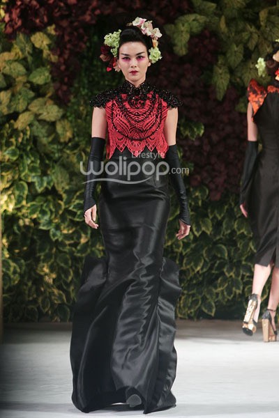 Sebastian Gunawan Spring/Summer 2014 Le Jardin Chinois at Grand Ballroom Hotel Mulia. Senayan. Jakarta. [Foto: Mohammad Abduh/Wolipop]