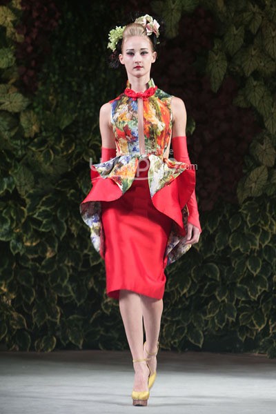 Sebastian Gunawan Spring/Summer 2014 Le Jardin Chinois at Grand Ballroom Hotel Mulia. Senayan. Jakarta. [Foto: Mohammad Abduh/Wolipop]