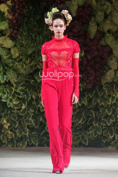 Sebastian Gunawan Spring/Summer 2014 Le Jardin Chinois at Grand Ballroom Hotel Mulia. Senayan. Jakarta. [Foto: Mohammad Abduh/Wolipop]