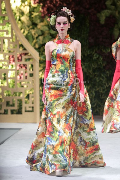 Sebastian Gunawan Spring/Summer 2014 Le Jardin Chinois at Grand Ballroom Hotel Mulia. Senayan. Jakarta. [Foto: Mohammad Abduh/Wolipop]