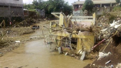 Wajah Salah Satu Sudut Kota Manado Pasca Banjir Bandang