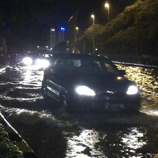 Kemayoran dekat PRJ Banjir, Sejak Akhir Pekan Belum Surut