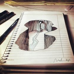 Gambar 3D Super Keren Ini Dibuat Bermodal Pensil