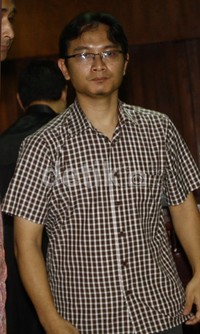 Virgo memberi kesaksian bersama  saksi lainnya. Lamhot Aritonang/detikFoto.