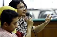 Virgo Eka Hartanto mengaku pernah menerima telepon dari Widodo Ratanachaitong, bos Kernel Oil dan juga Fossus Energy. Lamhot Aritonang/detikFoto.
