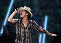 Lewat album 'Unorthodox Jukebox', Bruno Mars menyuguhkan banyak hits single seperti 'Locked Out of Heaven', 'Gorilla', 'When I Was Your Man', dan lain-lain. REUTERS/Steve Marcus.