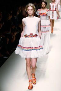 Alberta Ferretti, Spring/Summer 2014. (Photo by Andreas Rentz/Getty Images)