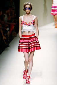 Alberta Ferretti, Spring/Summer 2014. (Photo by Andreas Rentz/Getty Images)